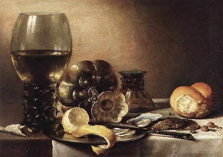 Pieter Claesz Still-Life with Oysters china oil painting image